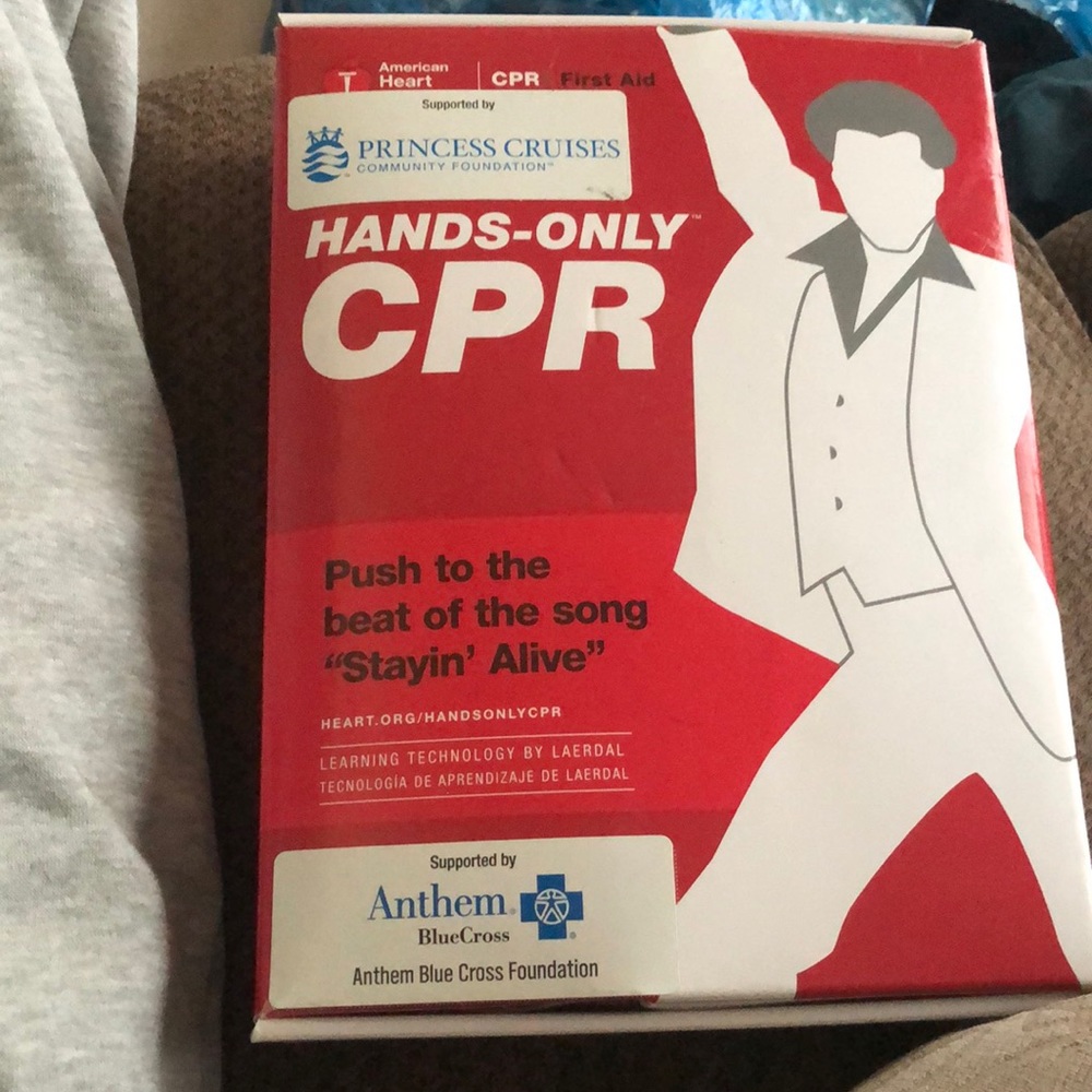 CPR , hands on training set , with face demo